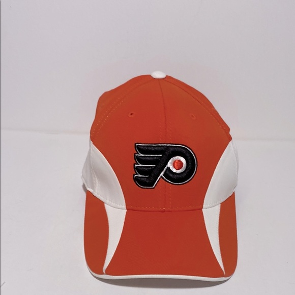 Philadelphia Flyers Reebok Center Ice Collection Logo Cap Orange/White O/S NWT - Picture 1 of 8